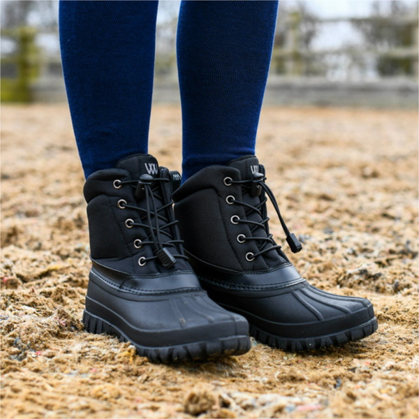 2025 Woof Wear Laced Yard Boot WF0038-BKBK - Black